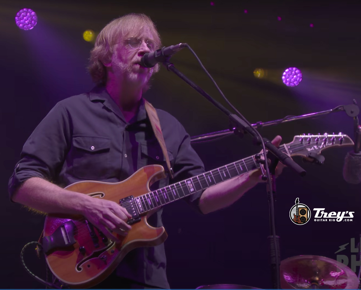 Trey's Guitar Rig Trey Anastasio's Guitar Equipment, tourbytour.